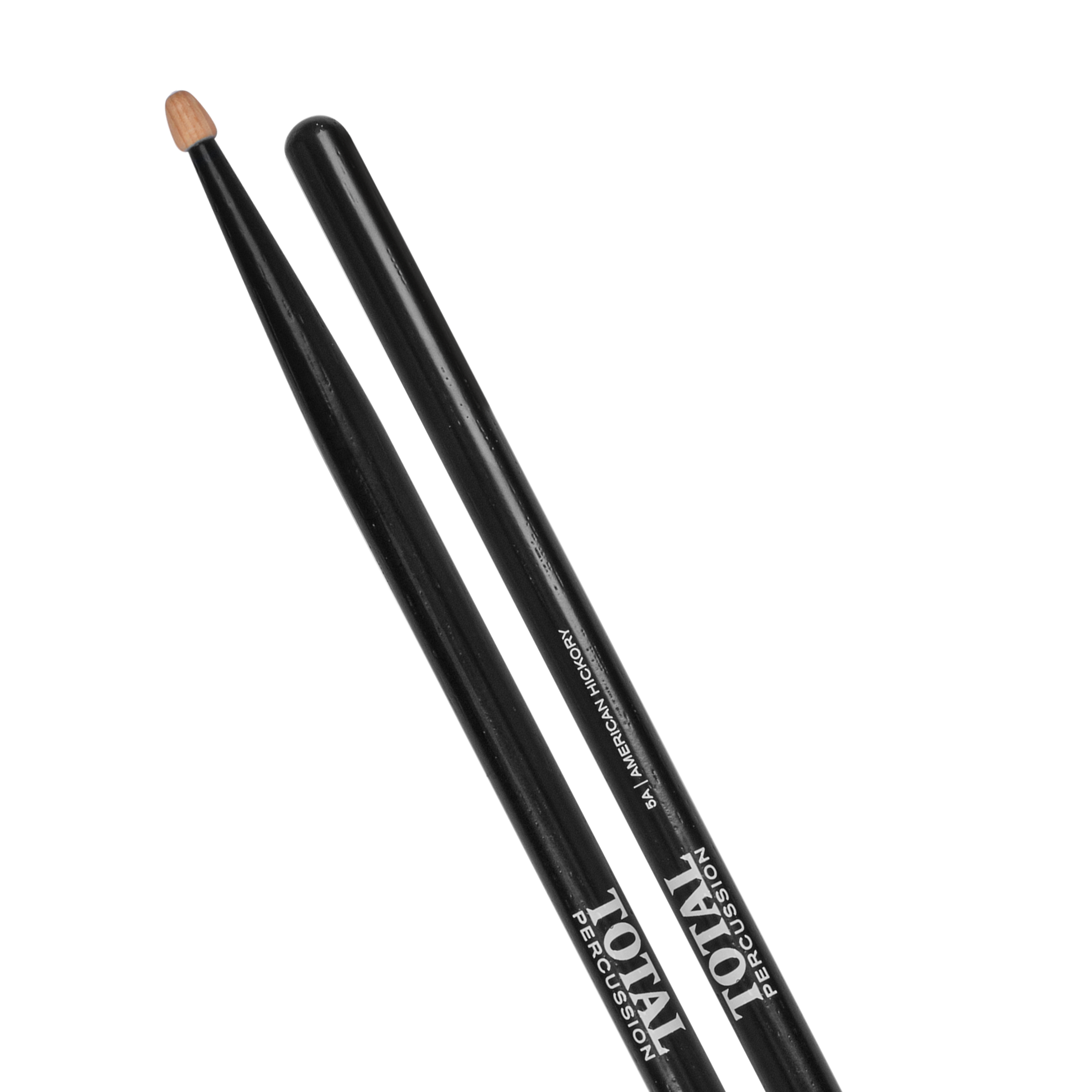Total Percussion | T5ABLK | Drum Sticks. | Black with natural tip Total Percussion | T5ABLK | Drum Sticks. | Black with natural tip